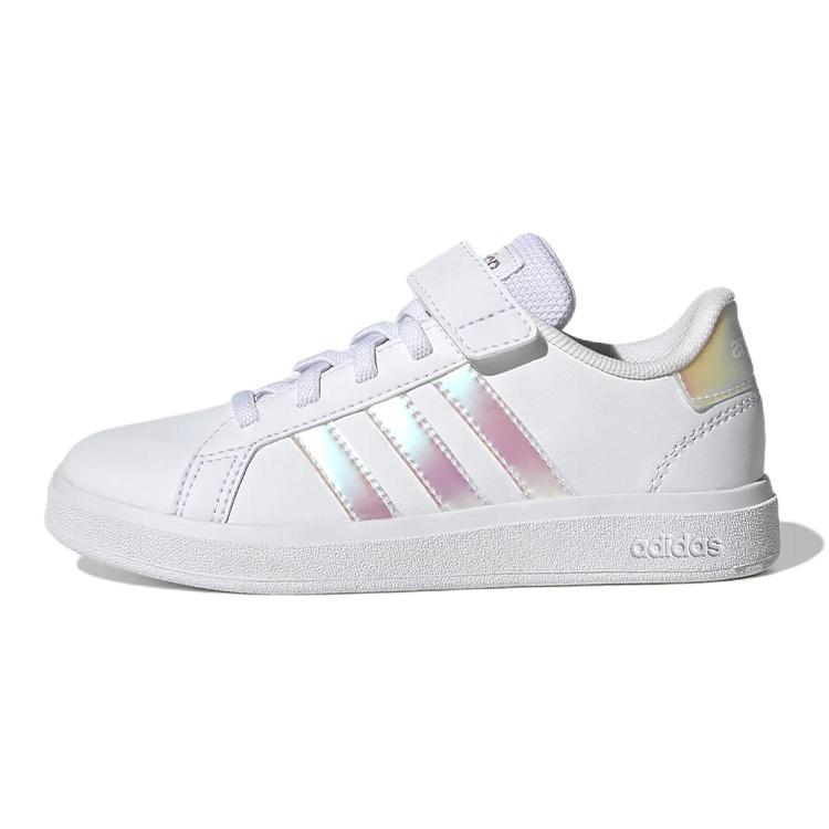 (PS) adidas Grand Court 2.0 White Iridescent Kids GY2327 EU 29