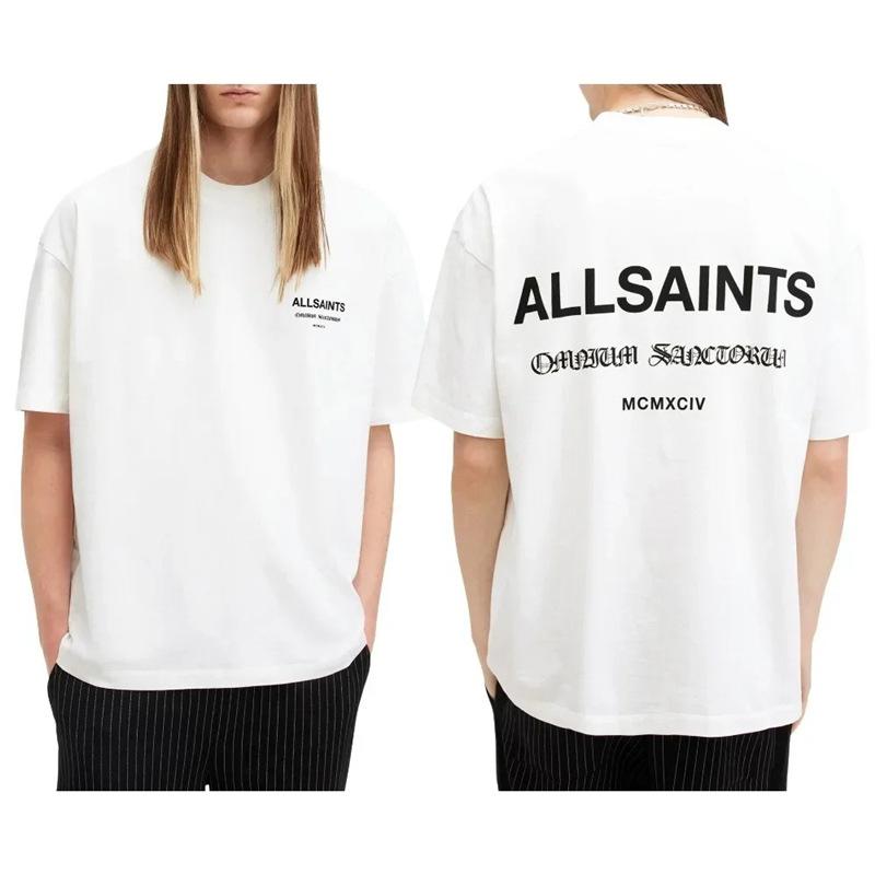 

Simple Comfortable Top Casual Round Neck Short Sleeve Loose T-Shirts Unisex M білий