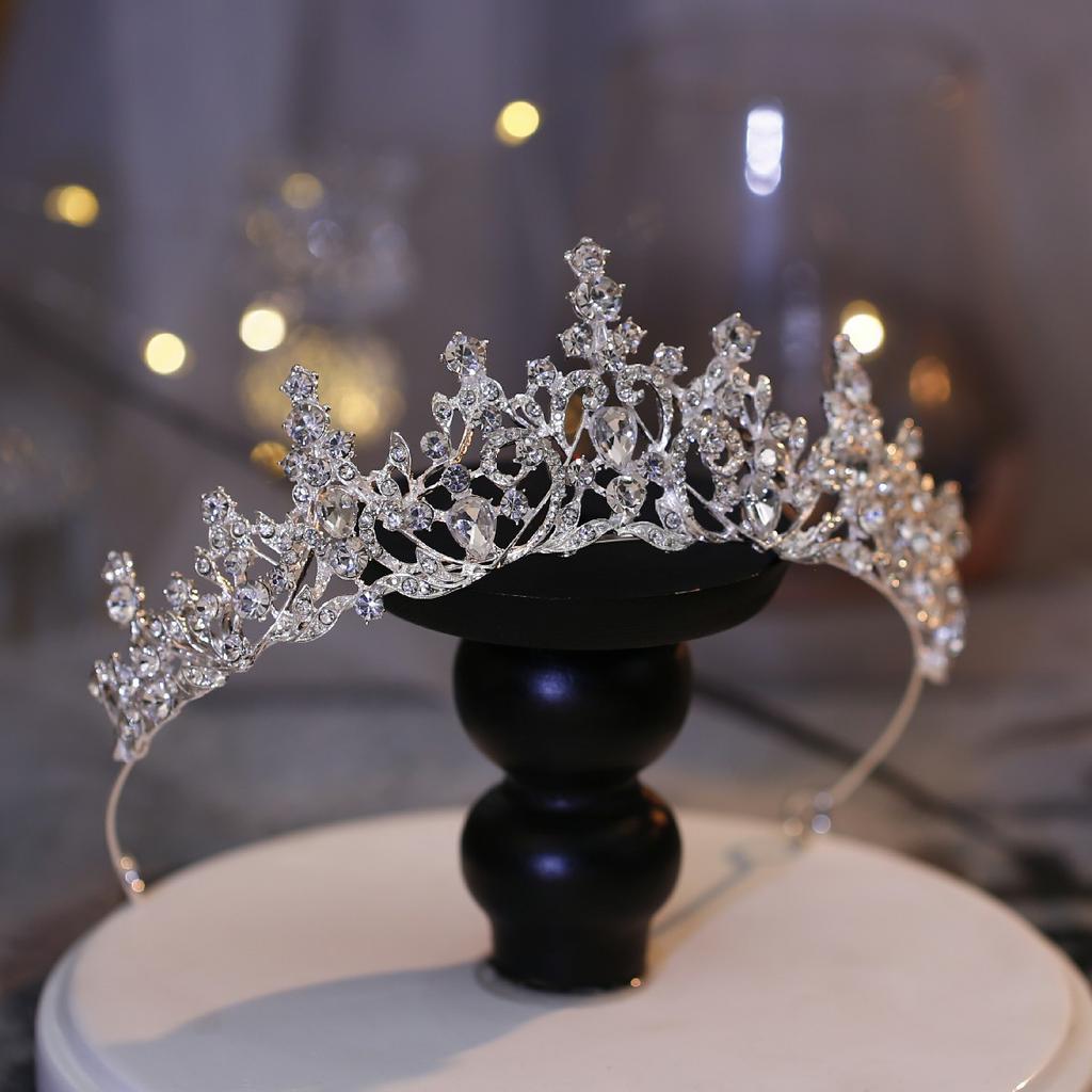 Crown Tiara Bride Wedding Hair Accessories Crown Princess Birthday Performance Headband Wedding Dress Accessories