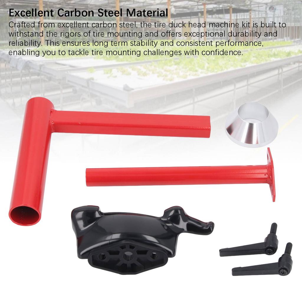 Manual Tire Changer Duck Head Kit Multifunctional Carbon Steel Manual Tire Mounting Kit