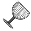 Hollow Goblet Shape Fruit Basket Space Saving Fruit Display Stand Coffee Pod Holder  Kitchen