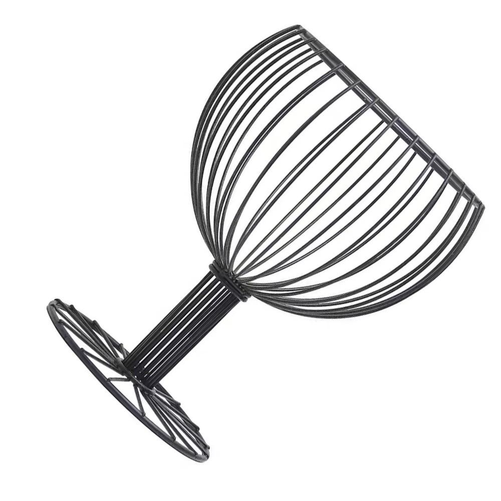 Hollow Goblet Shape Fruit Basket Space Saving Fruit Display Stand Coffee Pod Holder  Kitchen