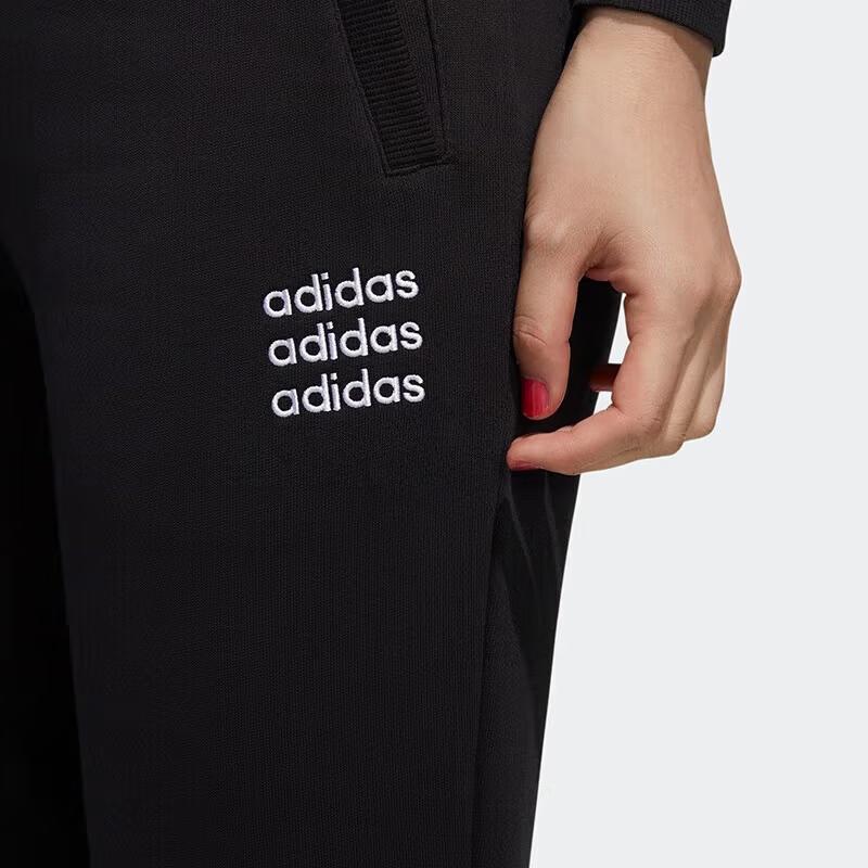 Adidas Slim Fit Training Pants Women Bottoms Black GJ7937