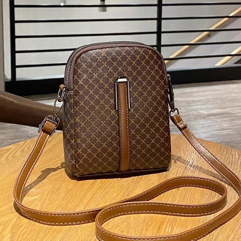 Handytasche Damen Sommer Neu Mini Kleine Tasche Modisch Vertikal Weiches Leder Schulter Umhängetasche Wechsel Damen Tasche