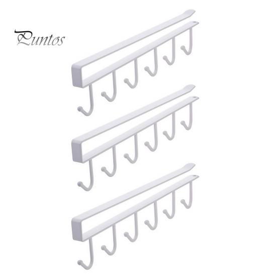 36 шт крючки для хранения на полке вешалка для кружек простая установка держатель для кофейных кружек под шкафом органайзер для кухонных принадлежностей белый 855₽