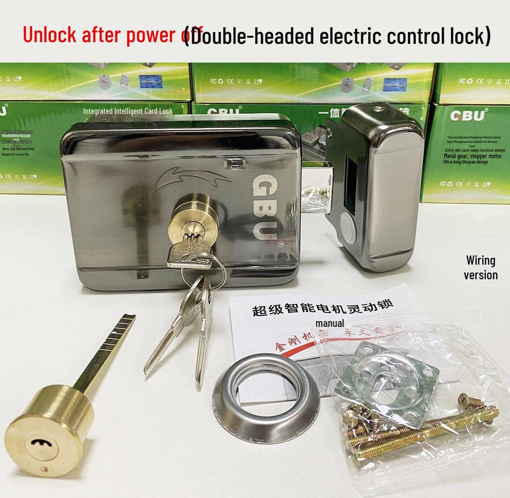 Electric Control Silent Iron Lock for Rental House Doors