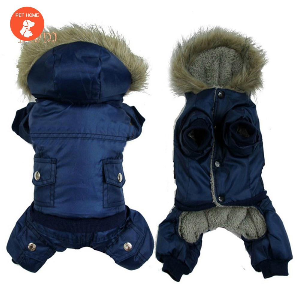 

Модный комбинезон с утолщенными карманами для домашних животных, пальто, теплая водонепроницаемая одежда для собак и щенков, тайная жизнь домашних животных XS кофейный