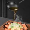 Oil Separators Spoon Wood Handle Iron Spoon Metal Frying Spatula Easy to Clean Kitchen Tool for Cooking and Stir Frying