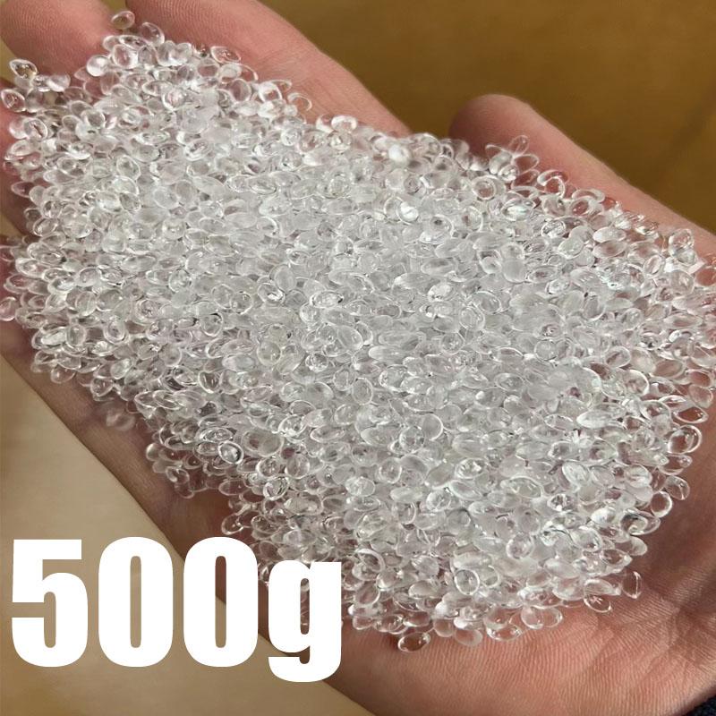500/1000g PCL Harts Plast Vit/Transparent Termoplast Mjuknande Kallhärdande Flytande Glaslera DIY Kristalllera Polymorf