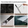 34-Inch Silver-Coated Automatic Umbrella, Storm-Resistant, Thickened & Reinforced, Large, Custom Logo Print, Advertising & Gift Use