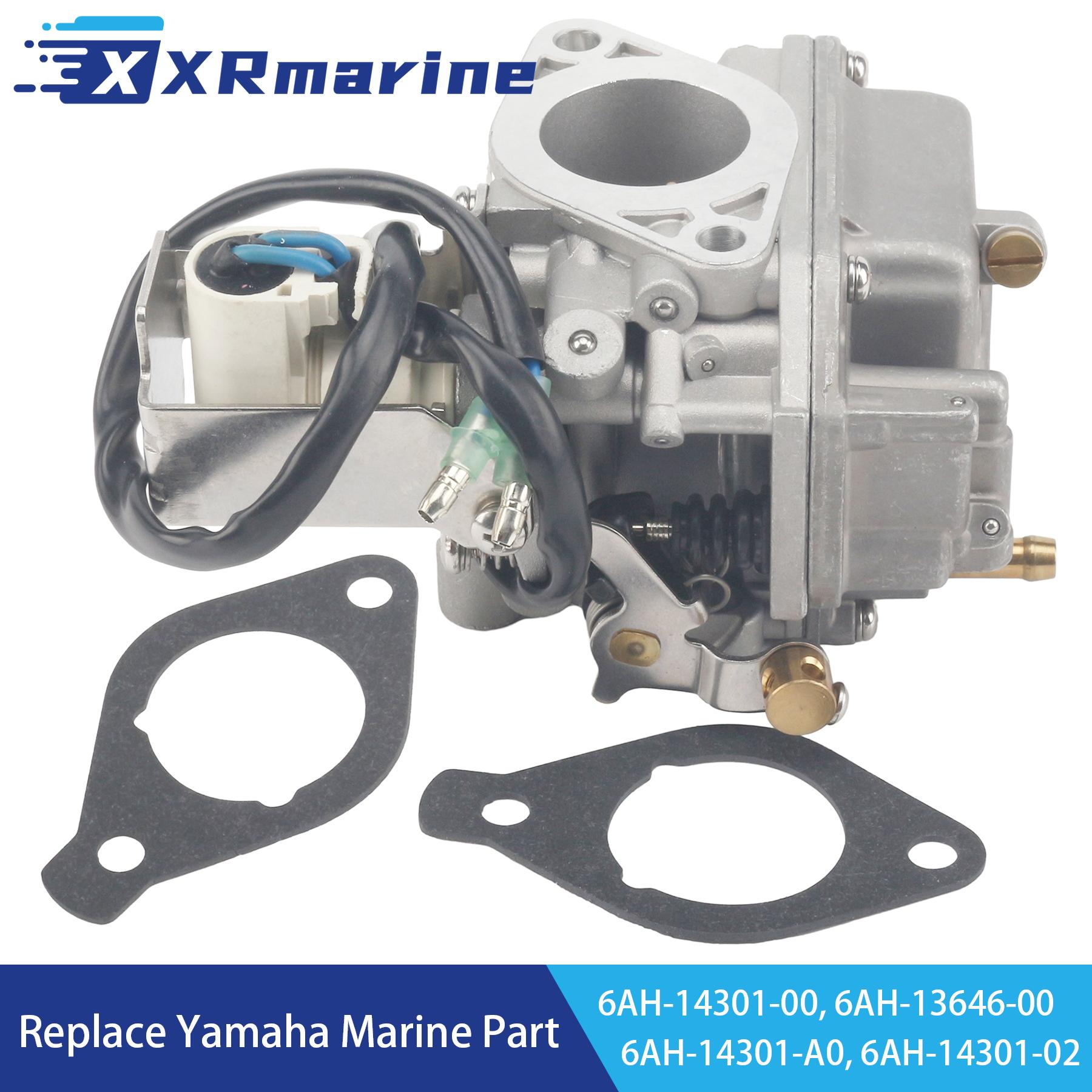

6AH-14301-00 Carburetor Assy with Gasket 6AH-13646-00 for Yamaha F 15 20 HP 4 Stroke Outboard Engine 6AH-14301-A1 6AH-14301-02 6AH-14301 6AH-13646