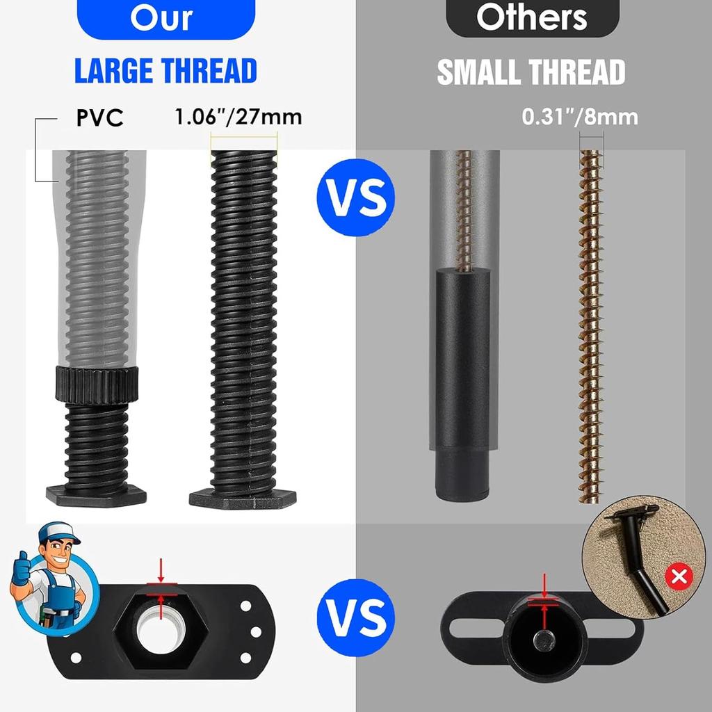 Höhenverstellbares Bettgestell Stützbein Bettgestell Bett Mittelstützbein Sofa Möbel Schrankfüße Stützbein