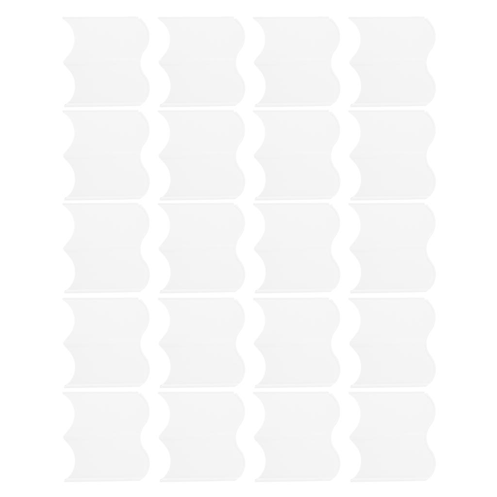 20PCS Interlocking Landscaping Edging Kit Weatherproof Garden Landscape Edging Border Hammer In