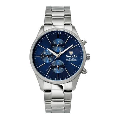 [NIVADA] NIVADA Herren Multifunktions-Metalluhr 1014