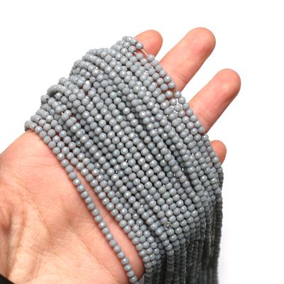 10 Stränge, Reiki-Heilung, Naturstein, graue Spinellperlen, 3 mm, rund, lose Abstandsperlen für die Schmuckherstellung, DIY-Halsketten, Armbänder, Weihnachtsgeschenke, Basteln, 38 cm