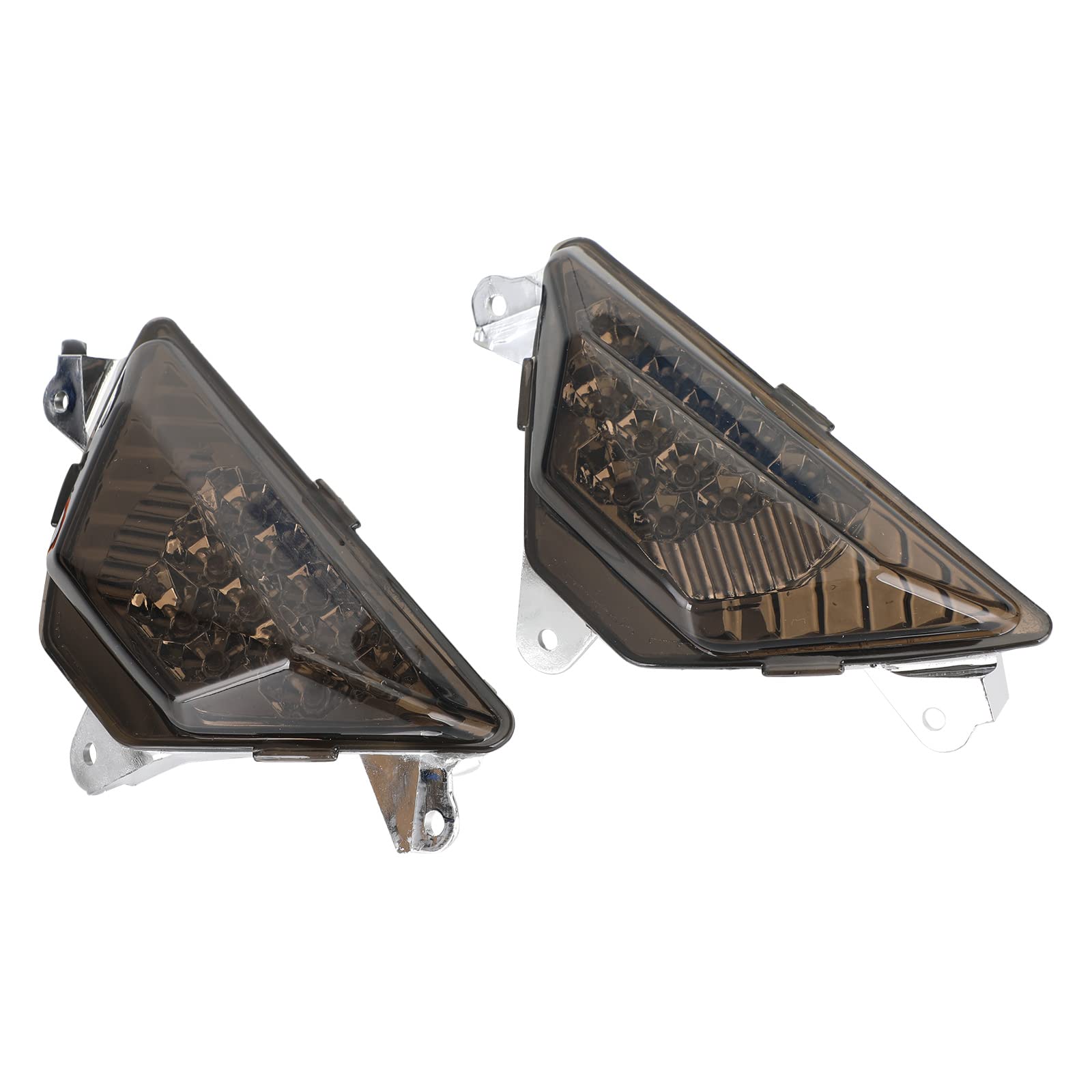 

Frezon Motorcycle LED Front Turn Signal Light for Kawasaki Ninja 250/300/400/650/1000 ZX6R (Black) чёрный