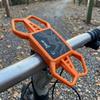Cycle Phone Holder Secure Grip Bike Phone Holder Handlebar Mobile Accessory Stable Patterned Surface