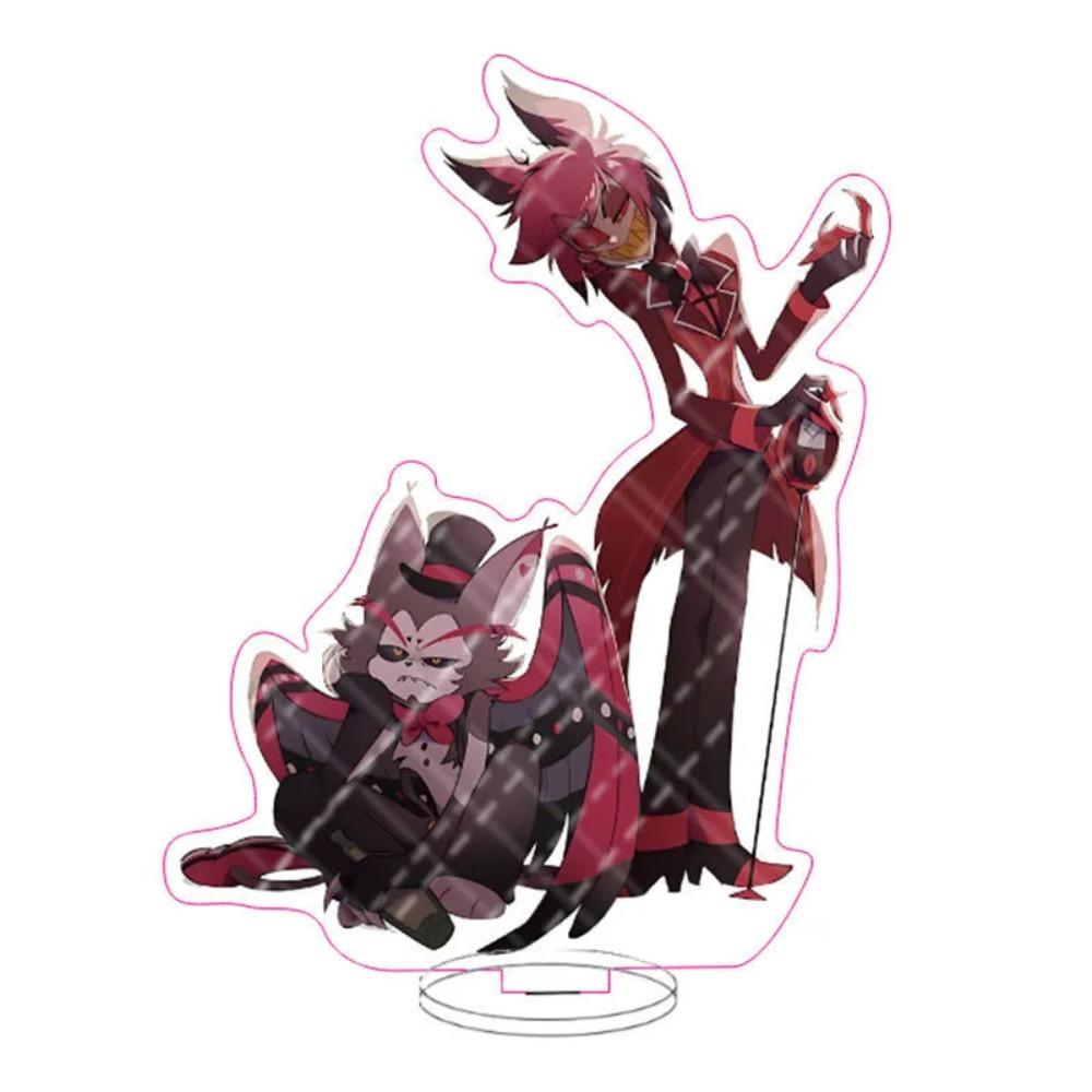 15cm Acrylic Stand For Hazbin  Charlie Morningstar Vaggie Alastor Lucifer Morningstar Peripheral Cute Desktop Ornament Gift