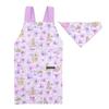 COLORFUL CANDY STYLE Disney Back Cross Apron 100-120 with Triangle Scarf for Children / Rapunzel / FASHIONABLE PRINCESS / Rapunzel / N7907310 Purple