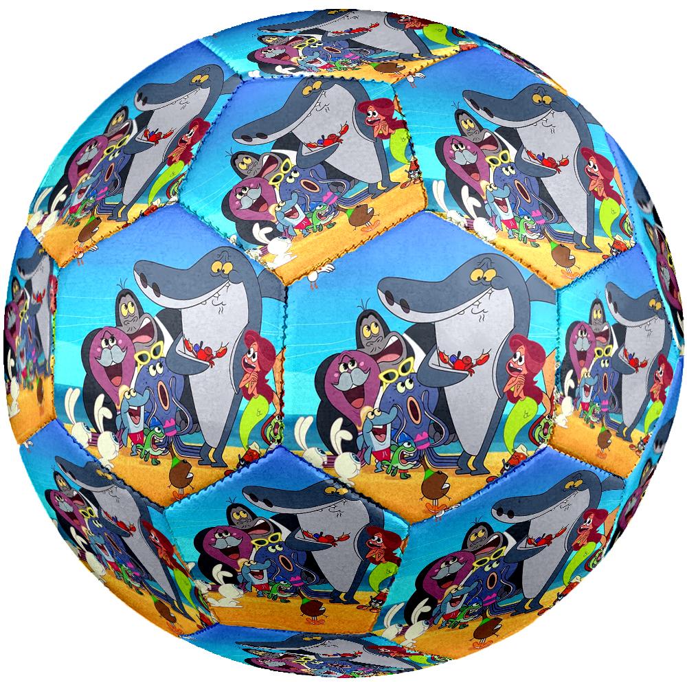 Zig & sharko Theme Size 5 Soccer Ball, Suitable for Both Indoor and Outdoor Matches, a Gift Suitable for Everyone.