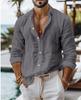 Men's Shirt Casual Style Long Sleeve Business Casual Shirt