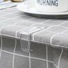4pcs-Tablecloth Fixture, Clear Plastic Tablecloth Clips - Transparent Table Cloth Hold Down Clips For Indoor And Outdoor