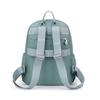 Solid Color Backpack Nylon Women's Backpack Travel Schoolbag