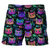 Summer Beach Style 3D Printed Loose Plus Size Quick Drying Shorts
