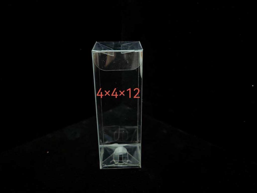 Universal PET/PVC Transparent Folding Storage Box for Daily Necessities with Logo Printing Option
