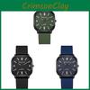 Vintage Style Quartz Watch With Silicone Band For Men And Women