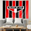 Pau-lo Fc Emblem Printed Printed Tapestry, for Bedroom,Livingroom, Dormitory, Large Wall Decor, Fabric Decor Fan Birthday Gifts