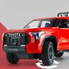 1/24 Toy Trucks for Boys Toyota Tundra Diecast Metal Model Toy Pickup Truck Pull Back Car Model with Light and Sound Toy Trucks for Boys Age 4-7