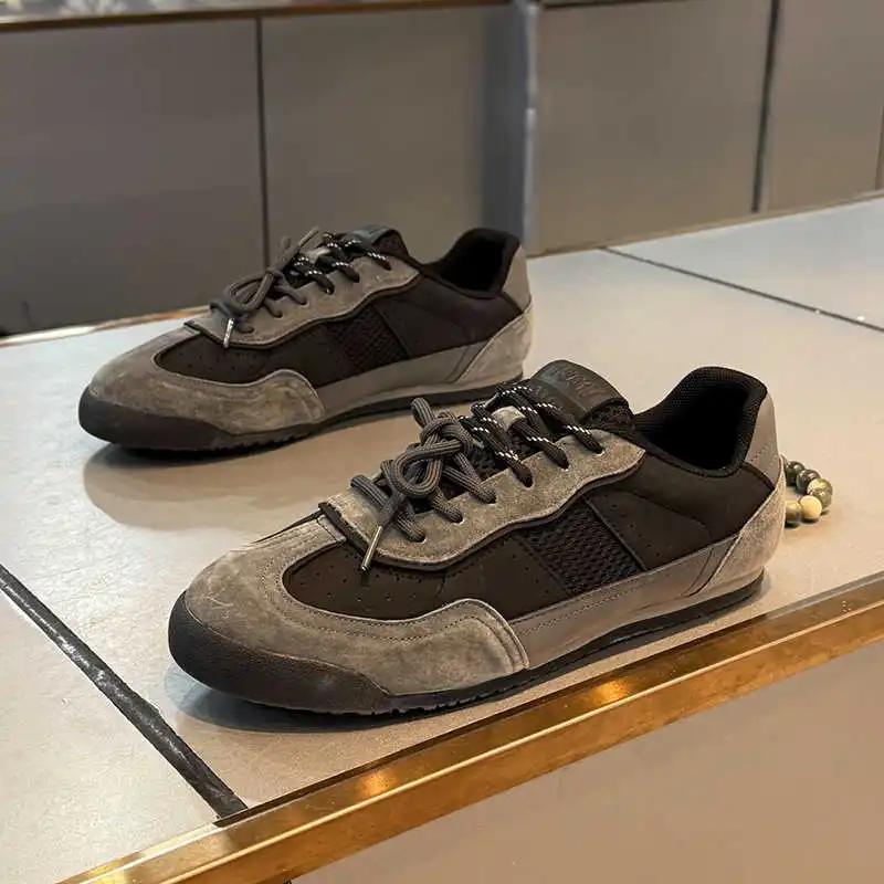 Thick Sole High Sole Cheap Maculino Tennis Loafers 44 Men's Shoes Multi-colored Sneakers Sport Seasonal Sunny