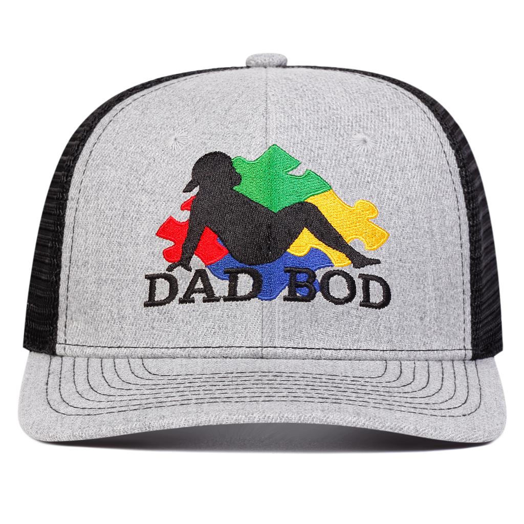 Embroidery Baseball Hat "DAD BOD" Adjustable Mesh Sun Hip Hop Unisex Summer Outdoor