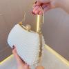 Bolsa de Mão de Pérolas Bolsa de Banquete Bolsa de Noite Bolsa Diagonal para Jantar