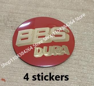 4pcs BBS DURA Logo 70mm Curved Surface Sticker Car Wheel Hub Center Cap Hub for BBS 0924 0924030 Center HubCaps