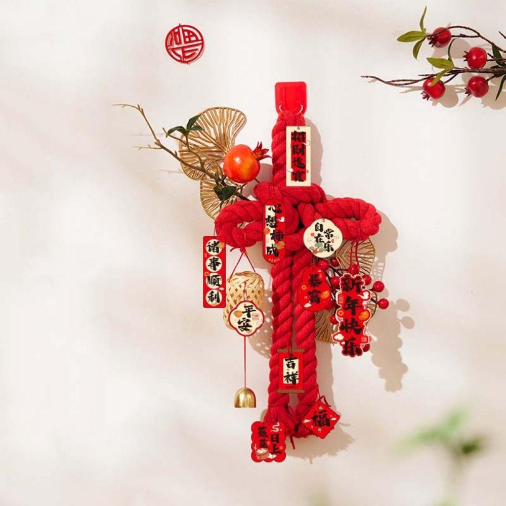 Cotton Spring Festival Pendant Good Luck Wall Door Hanging Ornaments  Housewarming