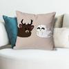 99 NNights In the FForest Deer Pillow Cases for Bedroom Living Room Sofa Home Decor Polyester Cushion Cover with Zipper