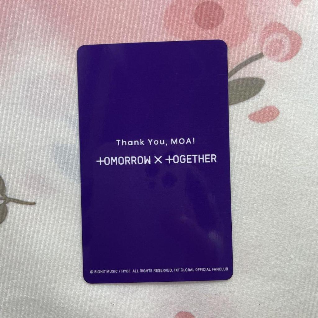 [USED] TXT questionnaire membership 2024 FC winner Yeonjun trading card