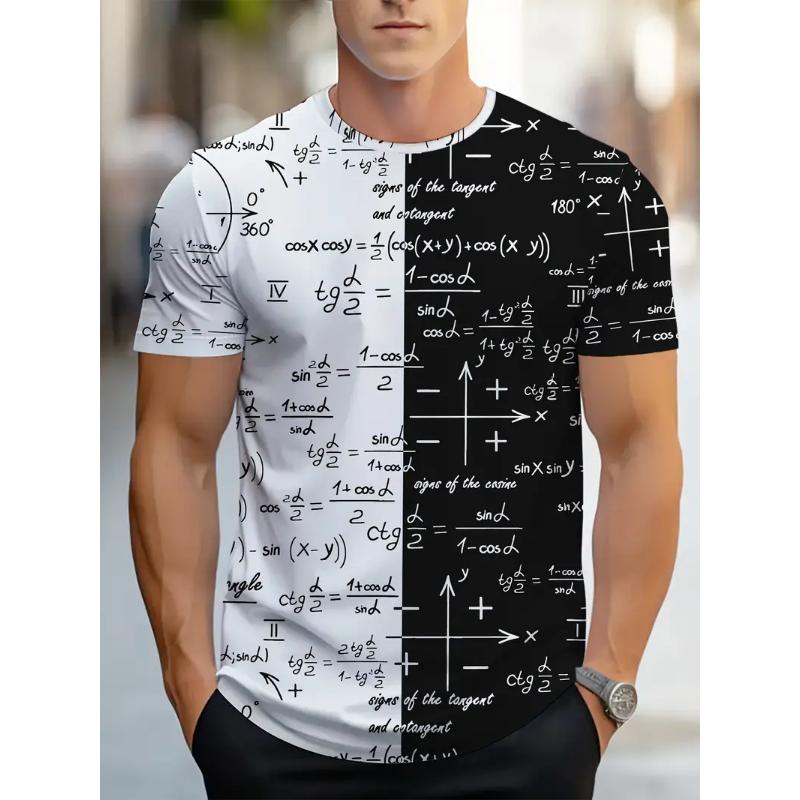 Fashion Hot Selling Classic Retro Creativity Men T-shirt Summer New Trend Casual 3D Printed Round Neck Short Sleeve Tees Tops