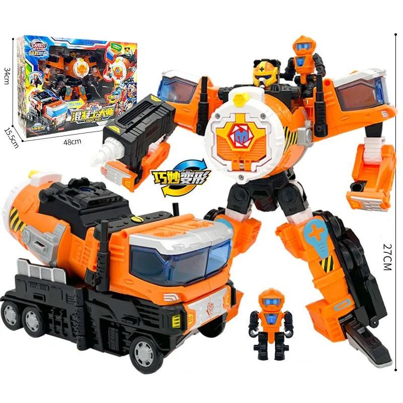 New Carbot FIENT Transformation Car To Robot Toys Action Figures Transforming Robot Police Toy for Children Gift