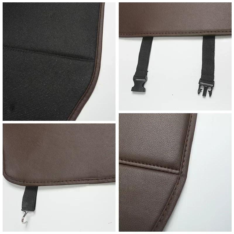 SUD2 Car Seat Anti Kick Protective Mat Leather Full Cover For Mercedes Benz AMG A C E Class W201 W210 W108 W204 W205 W203 W211 W124