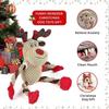 Christmas Dog Toys, Squeaky Dog Toy for Large Dogs, Cute Elk Plush Dog Toys with Crinkle Paper, Dog Chew Toys for Small Medium Breed