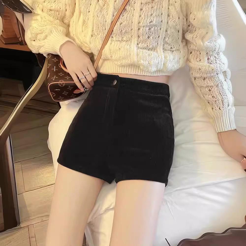 Women's High-Waist Black Slim Fit Casual Boot Pants for Autumn/Winter 2023