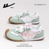 Mint Green Single Mesh Breathable and Lightweight Summer New Single Shoes Women's Pairs Lace-up Student Shoes