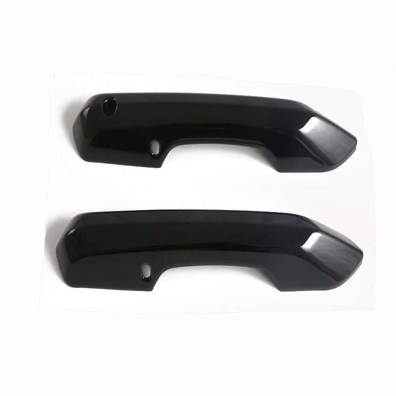 For Ford Mustang 2024 2025 ABS carbonfiber black Exterior Side Door Handle door Bowl sticker Cover Trim External accessories