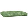 2 Piece Palette Cushion Set with Leaf Pattern Fabric