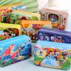 60pcs Jigsaw Cartoon Puzzle With Metal Box, Children's Early Education Animal Vehicle Puzzle, Parent-Child Interaction Game