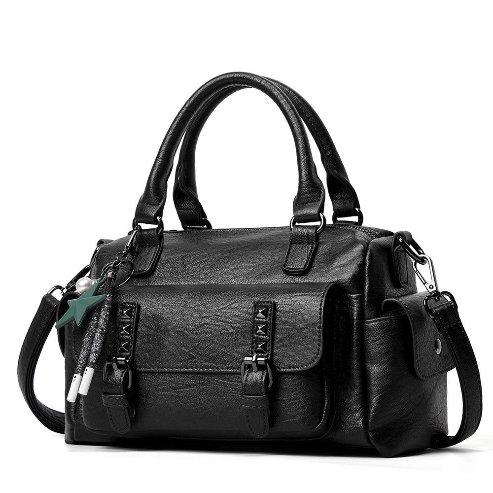Casual Handbag Autumn and Winter Women's Bag European and American Fashion One-shoulder Diagonal Bag Large-capacity Retro Messenger Bag