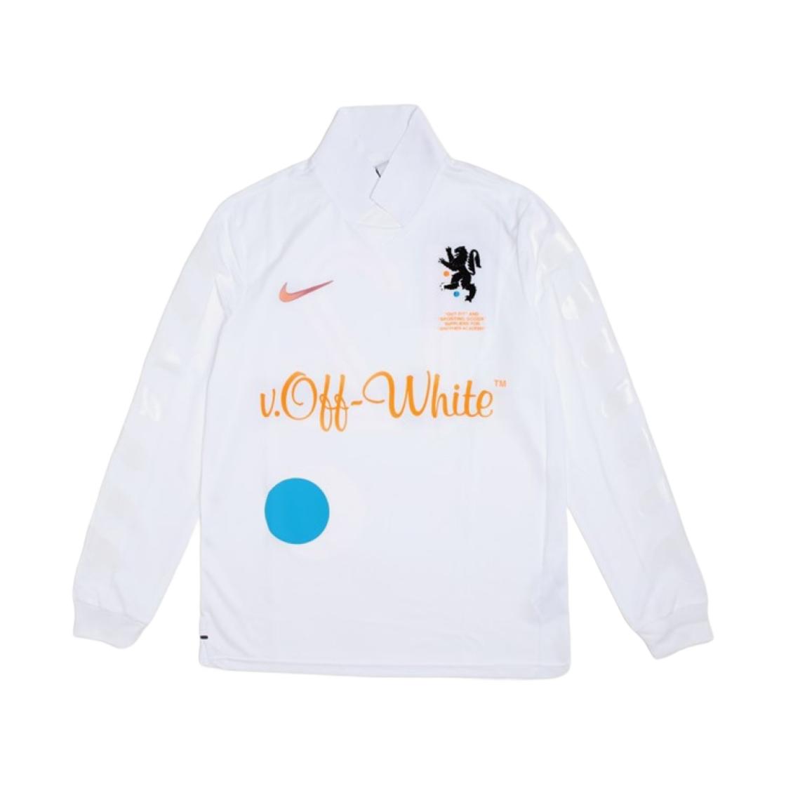 Nike Men's White Nikelab X Off- Mercurial Nrg X Football Jersey Tops Aa3300-100 Cm